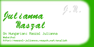 julianna maszal business card